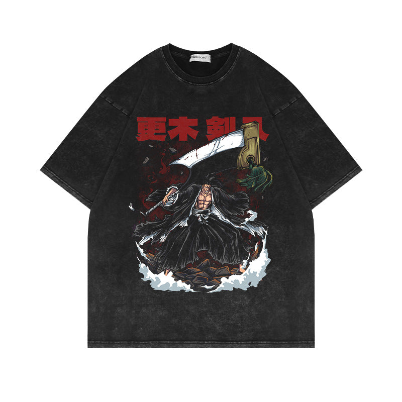 Anime Oversized Cotton T-Shirt