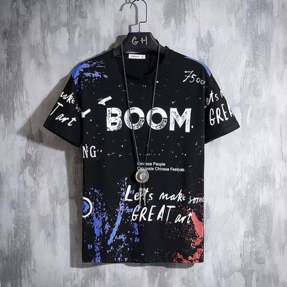 Men's Summer Short Sleeve Oversized T-Shirt 2023