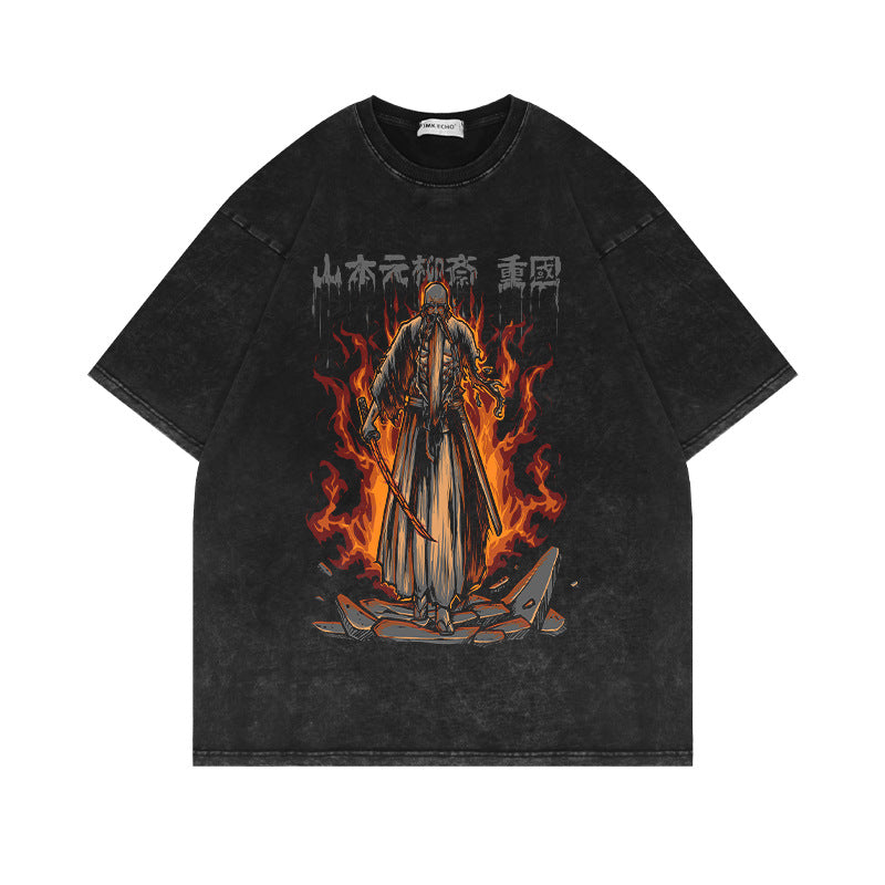 Anime Oversized Cotton T-Shirt