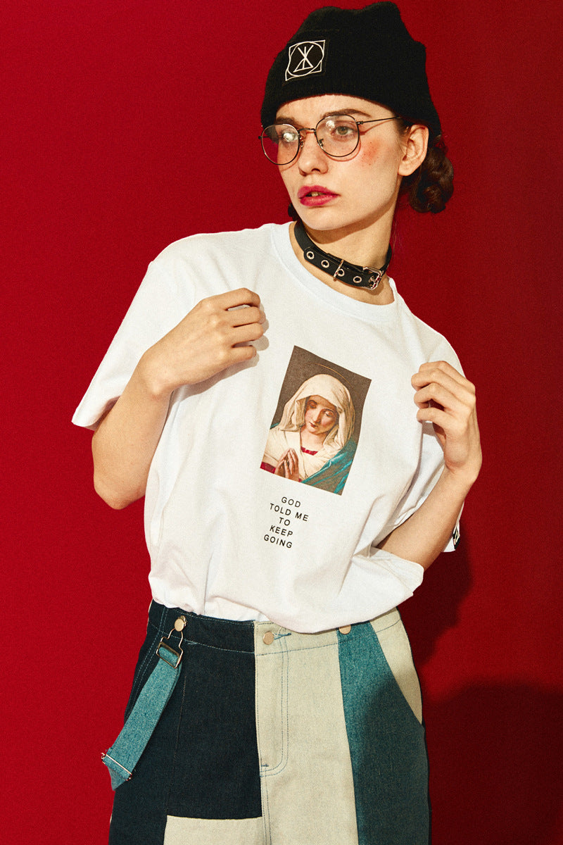 Mona Lisa & Renaissance Art Oversized Streetwear Graphic Tee