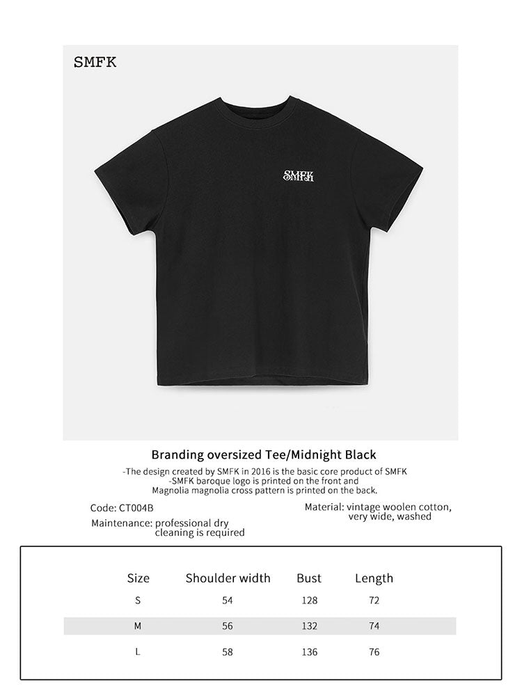 SMFK Women's Oversized Cotton Short Sleeve T-Shirt