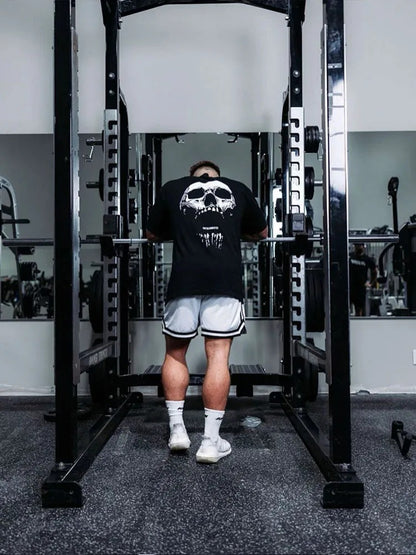 2024 Men's Oversized Cotton Gym Fitness T-shirt