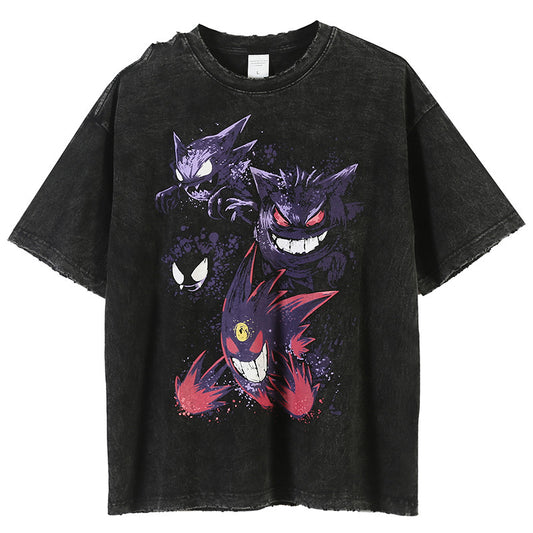 Vintage Oversized Hip-Hop Band Print Men’s T-Shirt