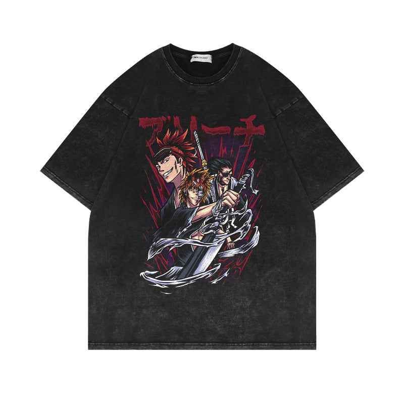 Anime Oversized Cotton T-Shirt