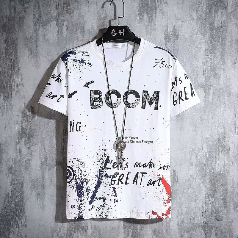 Men's Summer Short Sleeve Oversized T-Shirt 2023