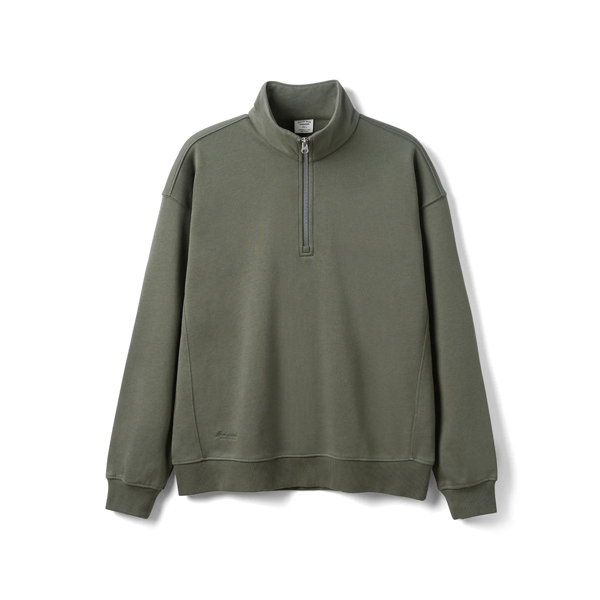 Heavyweight Stand Collar Half-Zip Pullover