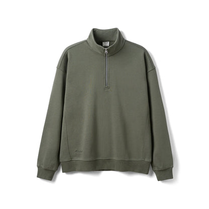 Heavyweight Stand Collar Half-Zip Pullover