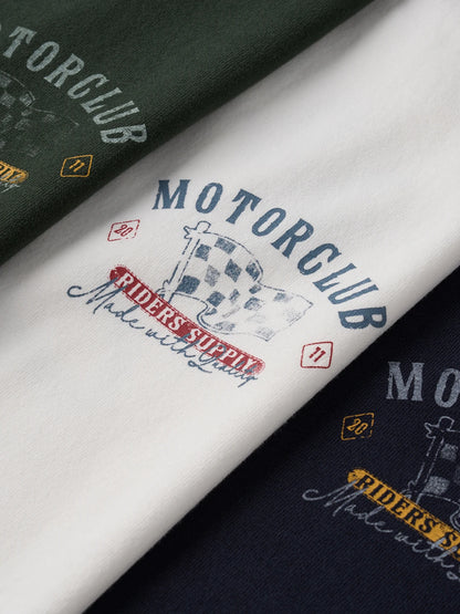 Heavyweight Oversized "Motorclub" Graphic Tee