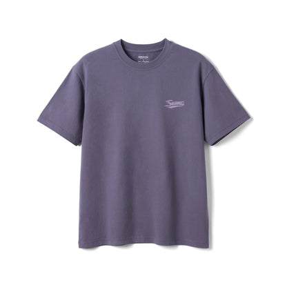 Vintage Washed Motorclub Letter Print Tee