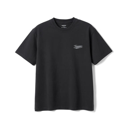 Vintage Washed Motorclub Letter Print Tee