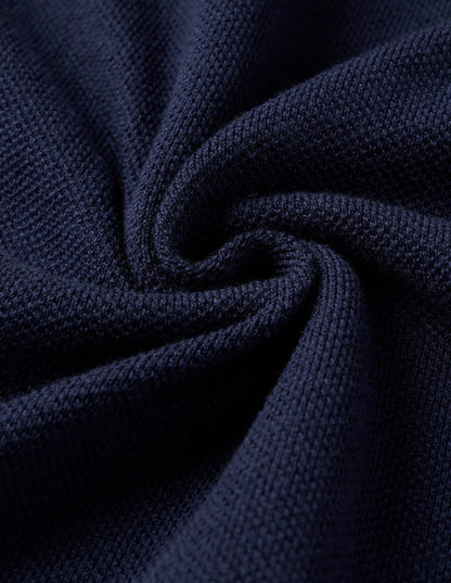 Fine Knit Summer Polo Shirt