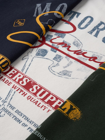 Heavyweight Oversized "Motorclub" Graphic Tee