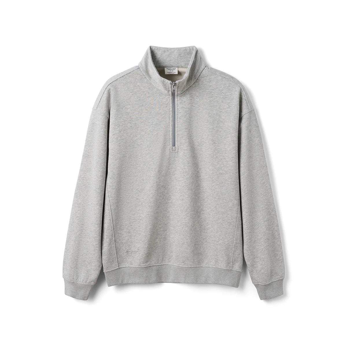 Heavyweight Stand Collar Half-Zip Pullover
