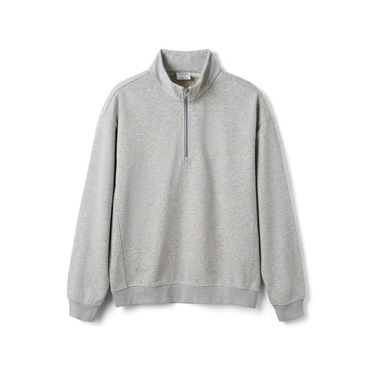 Heavyweight Stand Collar Half-Zip Pullover