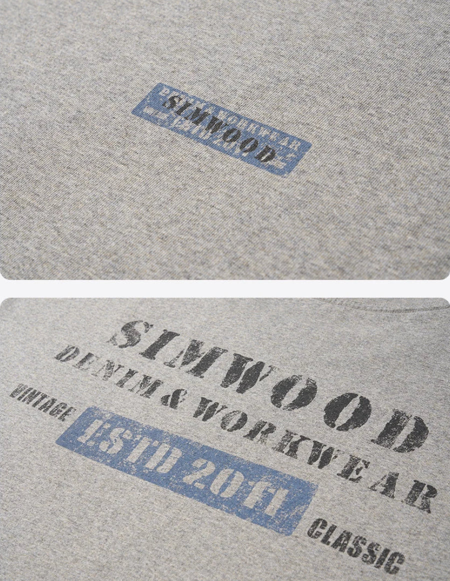 Heavyweight Vintage Distressed Workwear Tee