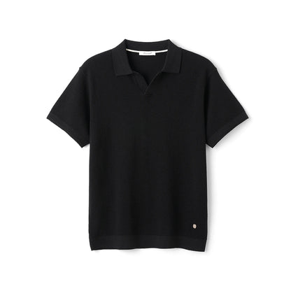 Fine Knit Summer Polo Shirt