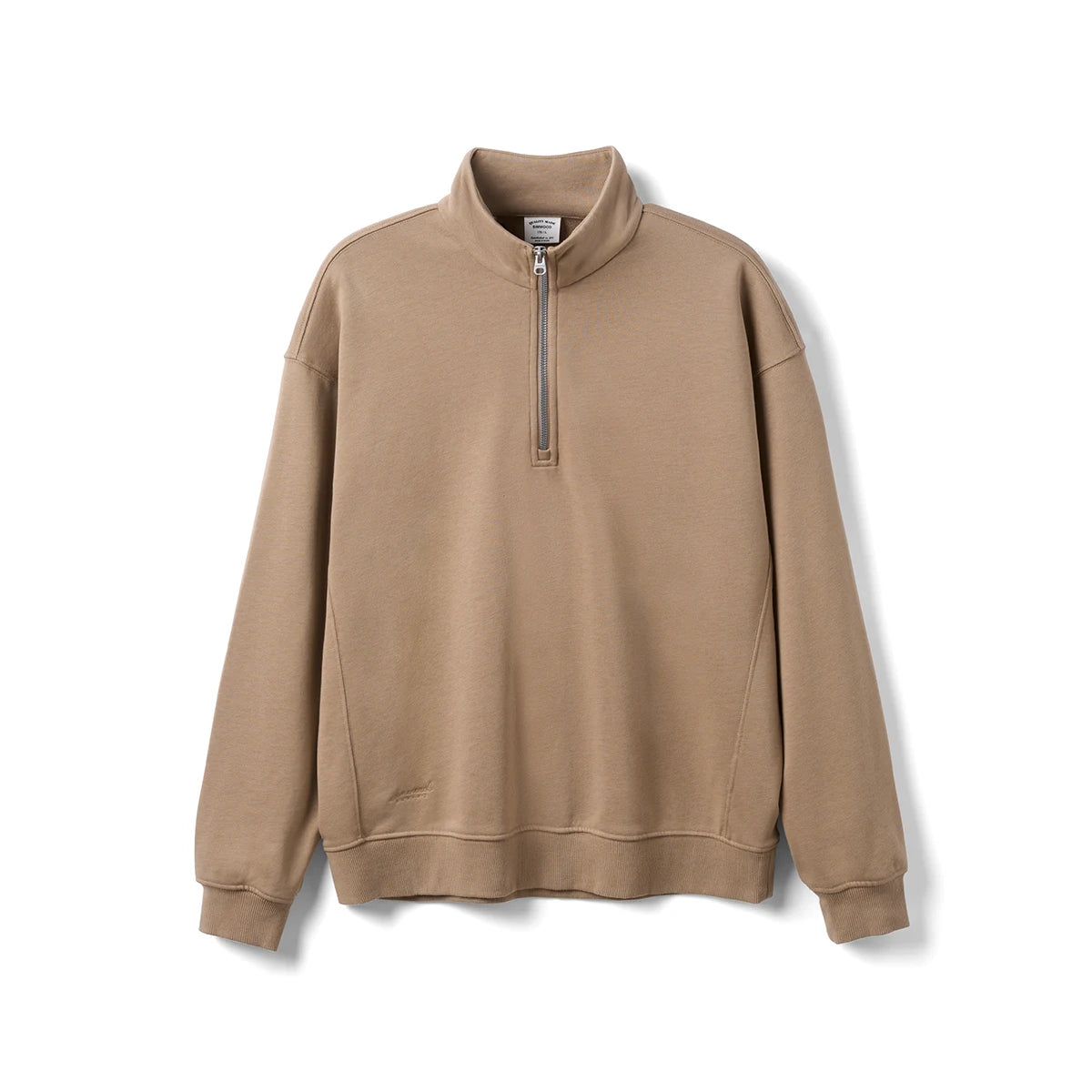 Heavyweight Stand Collar Half-Zip Pullover