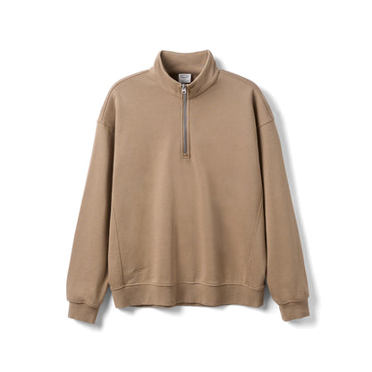 Heavyweight Stand Collar Half-Zip Pullover