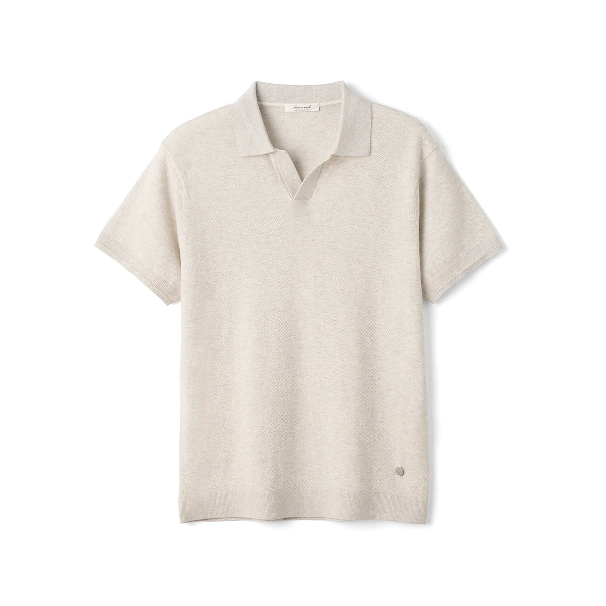 Fine Knit Summer Polo Shirt