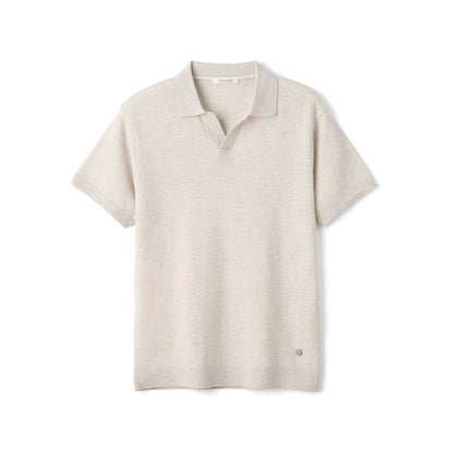 Fine Knit Summer Polo Shirt