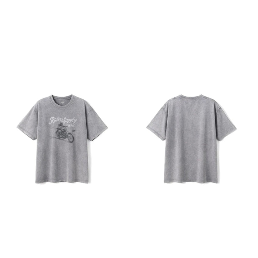 Vintage Washed Motorcycle Graphic Tee