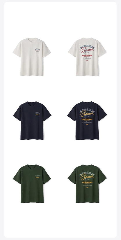 Heavyweight Oversized "Motorclub" Graphic Tee