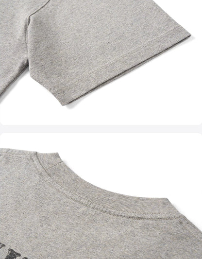 Heavyweight Vintage Distressed Workwear Tee