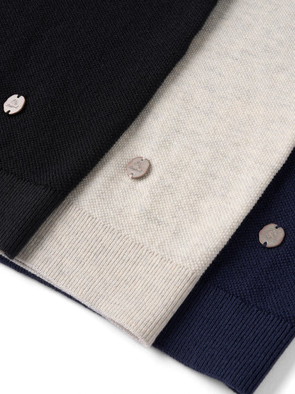 Fine Knit Summer Polo Shirt