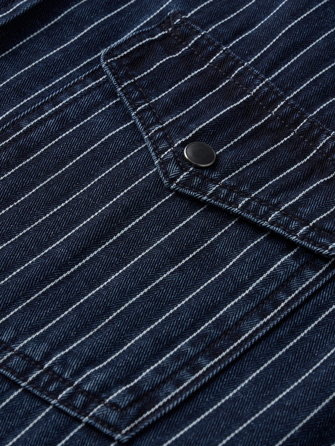 Oversized Vertical Striped Shirt
