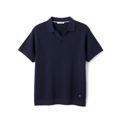 Fine Knit Summer Polo Shirt