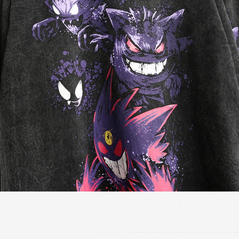 Vintage Oversized Hip-Hop Band Print Men’s T-Shirt