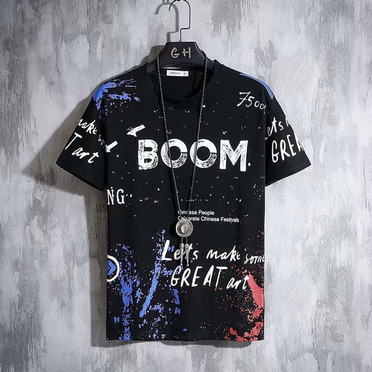 Men's Summer Short Sleeve Oversized T-Shirt 2023