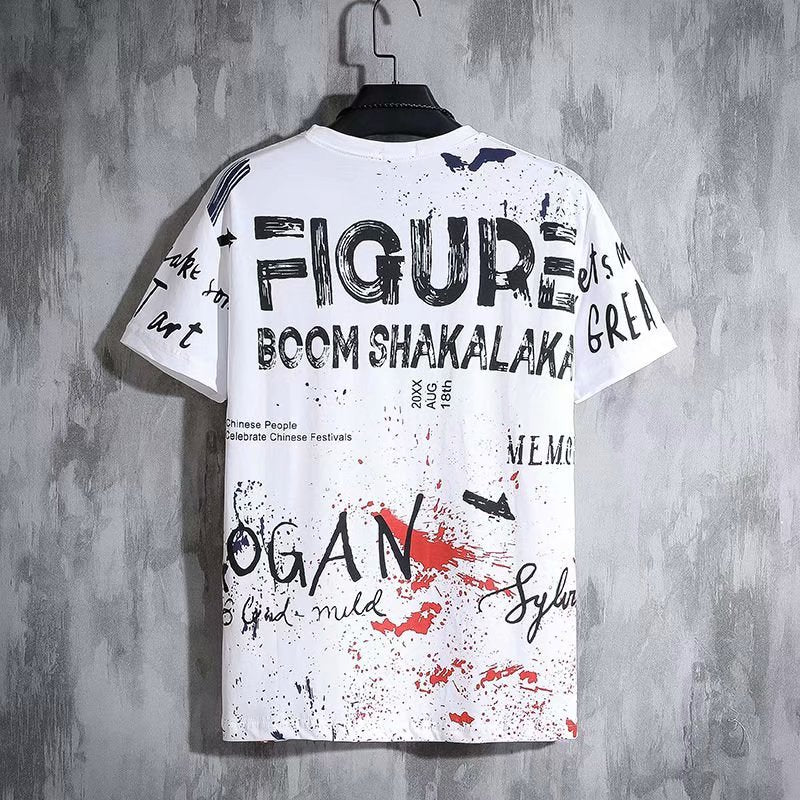 Men's Summer Short Sleeve Oversized T-Shirt 2023