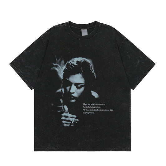 Vintage Washed Street Style Oversized T-Shirt
