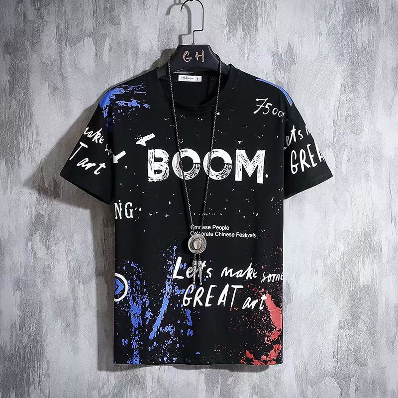 Men's Summer Short Sleeve Oversized T-Shirt 2023