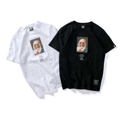 Mona Lisa & Renaissance Art Oversized Streetwear Graphic Tee