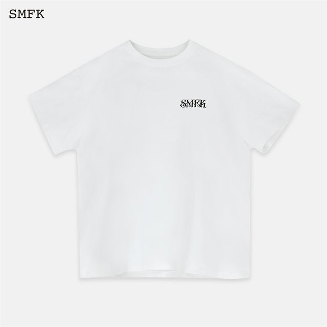 SMFK Women's Oversized Cotton Short Sleeve T-Shirt