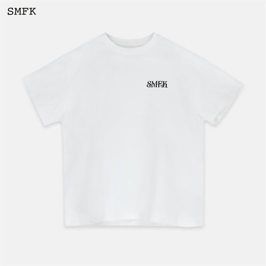 SMFK Women's Oversized Cotton Short Sleeve T-Shirt