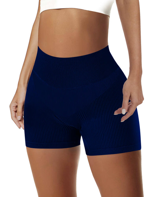 High-Waisted Seamless  Fitness Shorts