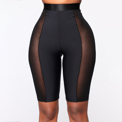 Mesh Perspective Sports Shorts